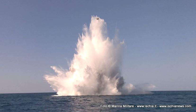 Marina Militare esplosione ordigno bellico