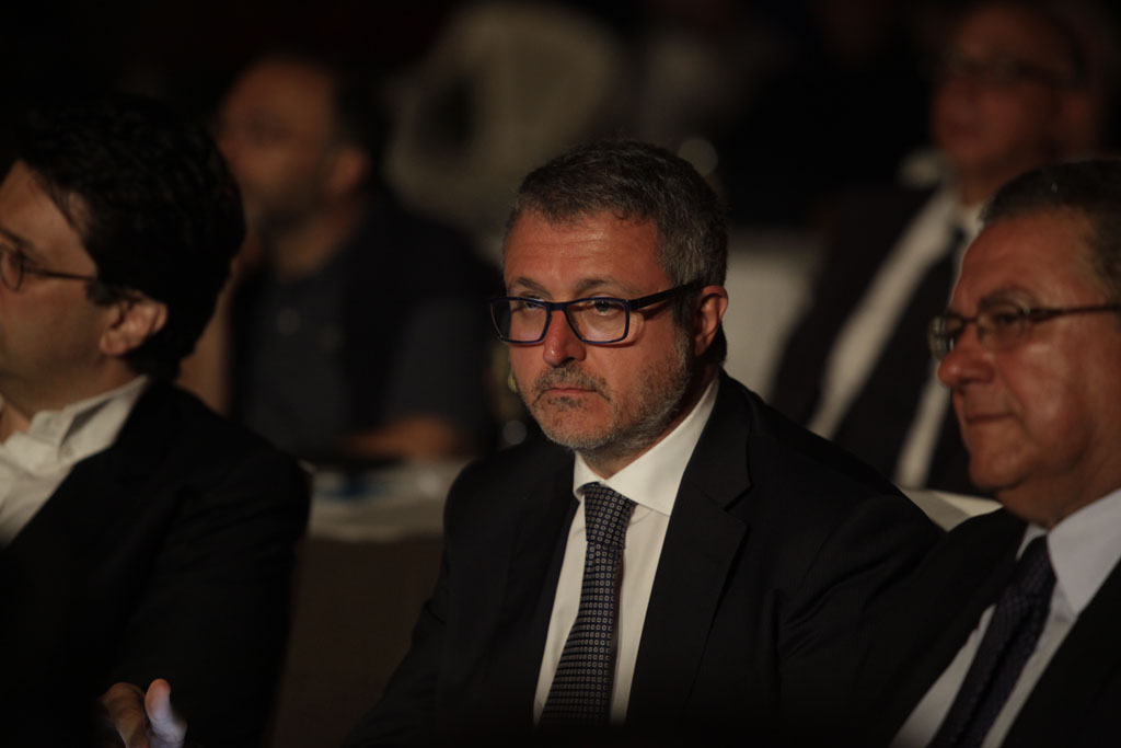 da sx Alessandro Barbano dir. Il mattino Carlo Gambalonga segr. generale Premio Ischia