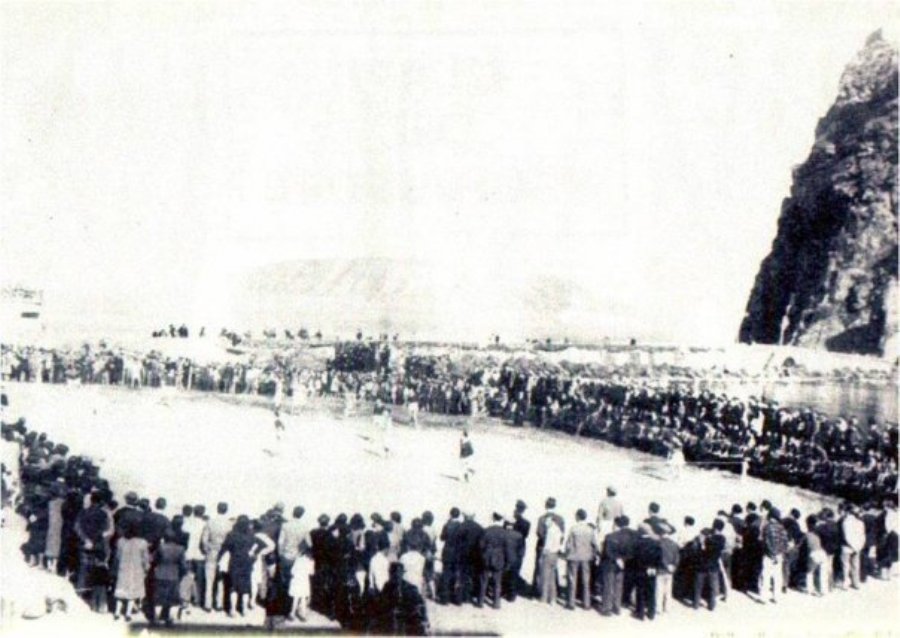 L'antico stadio delle Alghe a Ischia Ponte