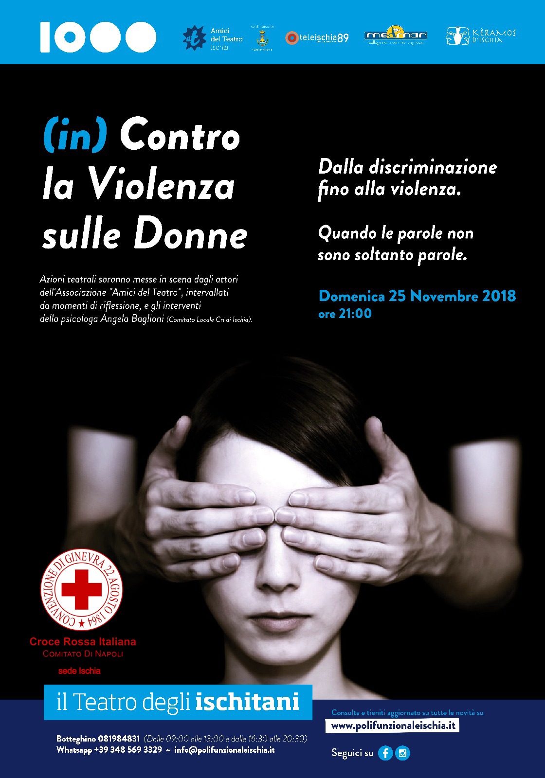 locandina teatro violenza donne