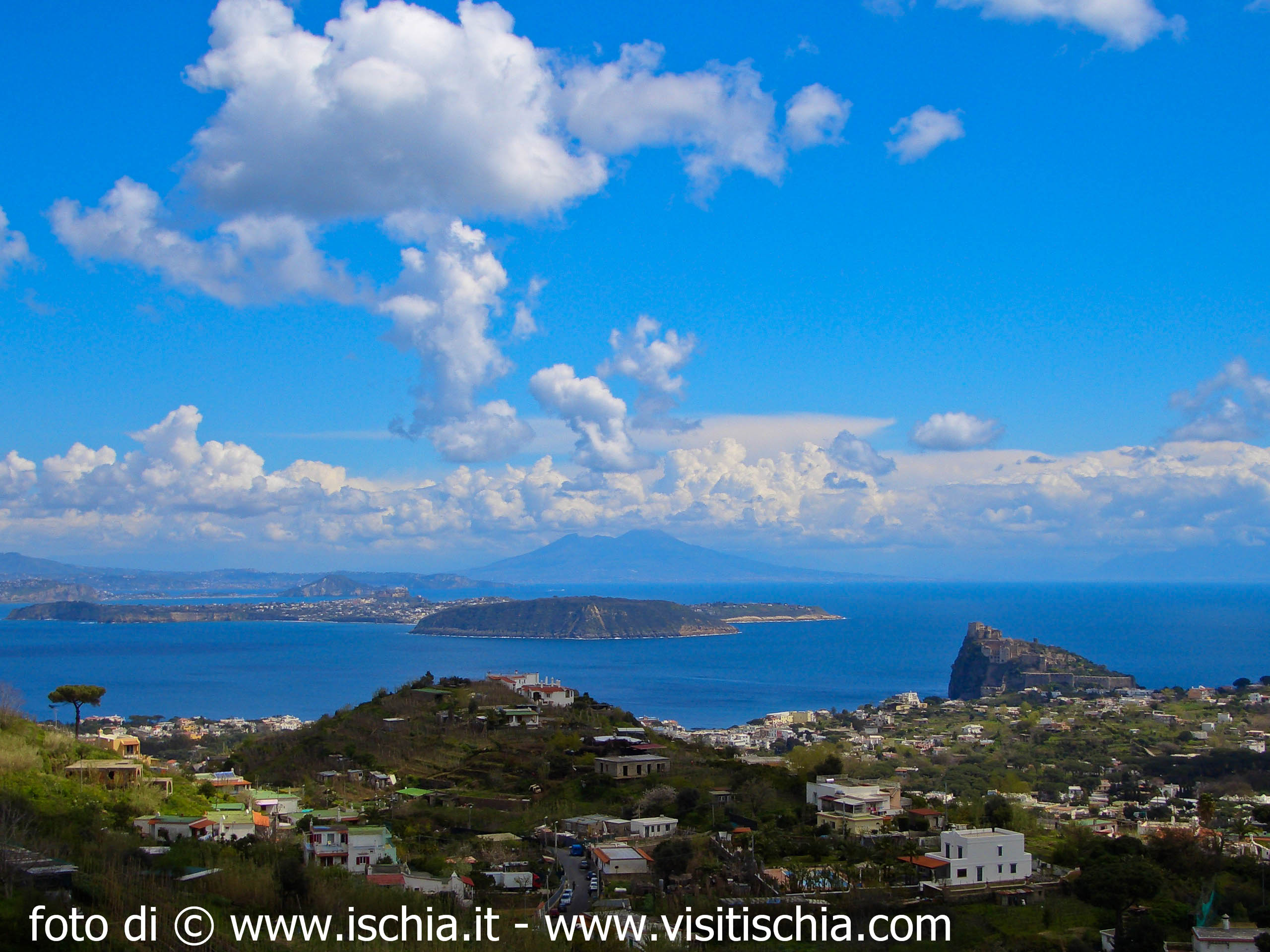 Vista sul Golfo di Napoli