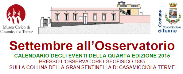 Settembre all’Osservatorio